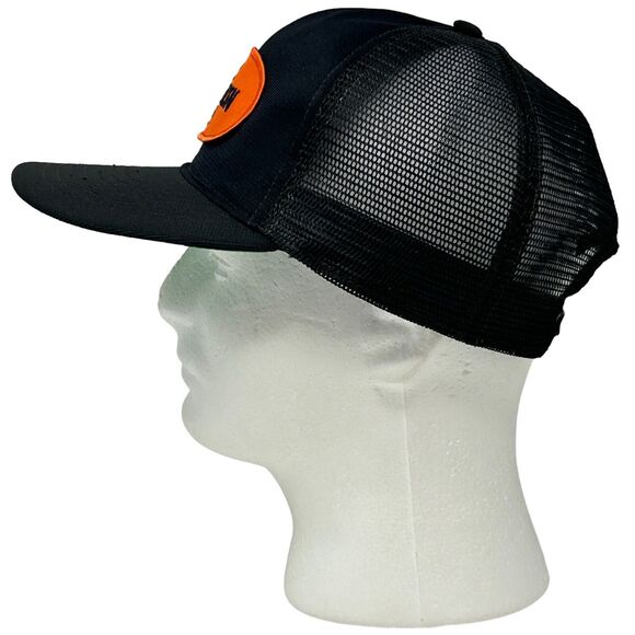Vintage Mission CP CSP Patch Trucker Hat Baseball Cap 80s Black Mesh Snapback - Picture 6 of 9